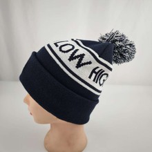 球队针织帽冬保暖帽字母提花翻边套头帽子冬季外出温暖舒适男女款