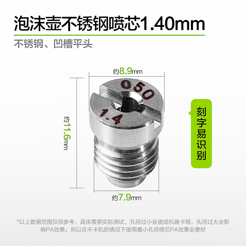 폼 포트 스프레이 코어 1.40mm