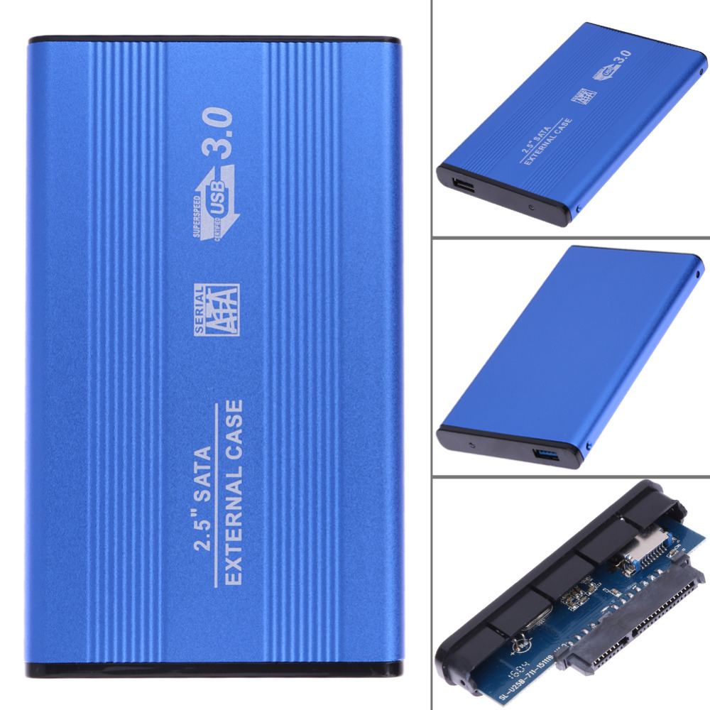 2.5 inci USB3.0 SATA III eksternal HDD kotak Hard Drive HDD Case