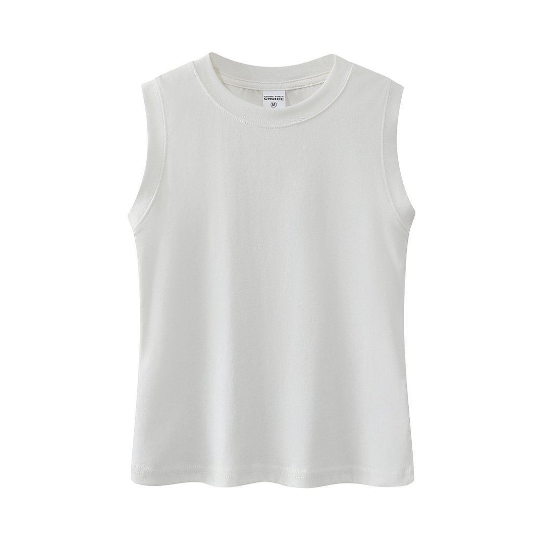 Playera sin Mangas Deportiva para Hombre de Algodón Transpirable para Ocio y Deporte