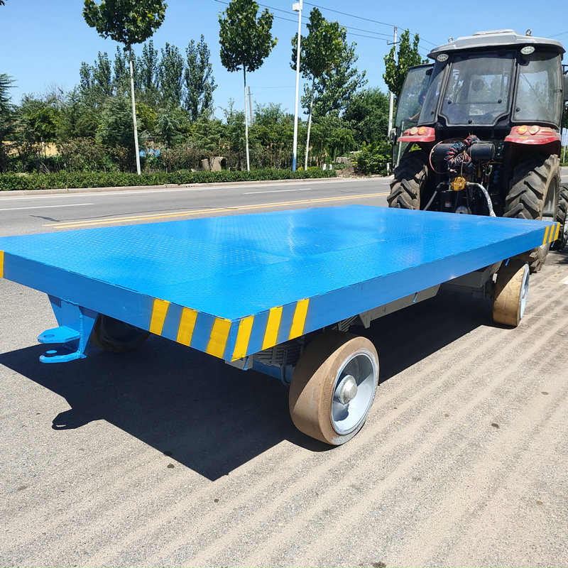 农用机械工具搬运车厂区四轮物料周转拖车仓库卸货拉货平板运输车