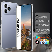 跨境手机Spark40 PRO真实7.2寸大屏16+1TB外资工厂全频段智能手机