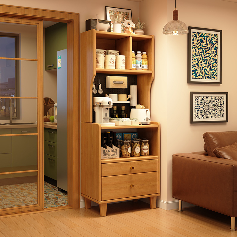 餐边柜子置物柜客厅靠墙一体储物柜洞洞板咖啡柜窄柜高柜茶水柜