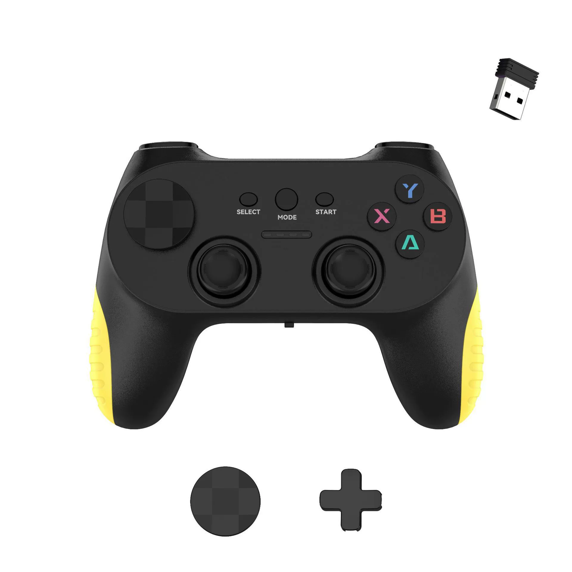 2.4G беспроводной игровой контроллер поддерживает Android/PS3/PC/Xbox360, совместим с USB-контроллером для компьютера