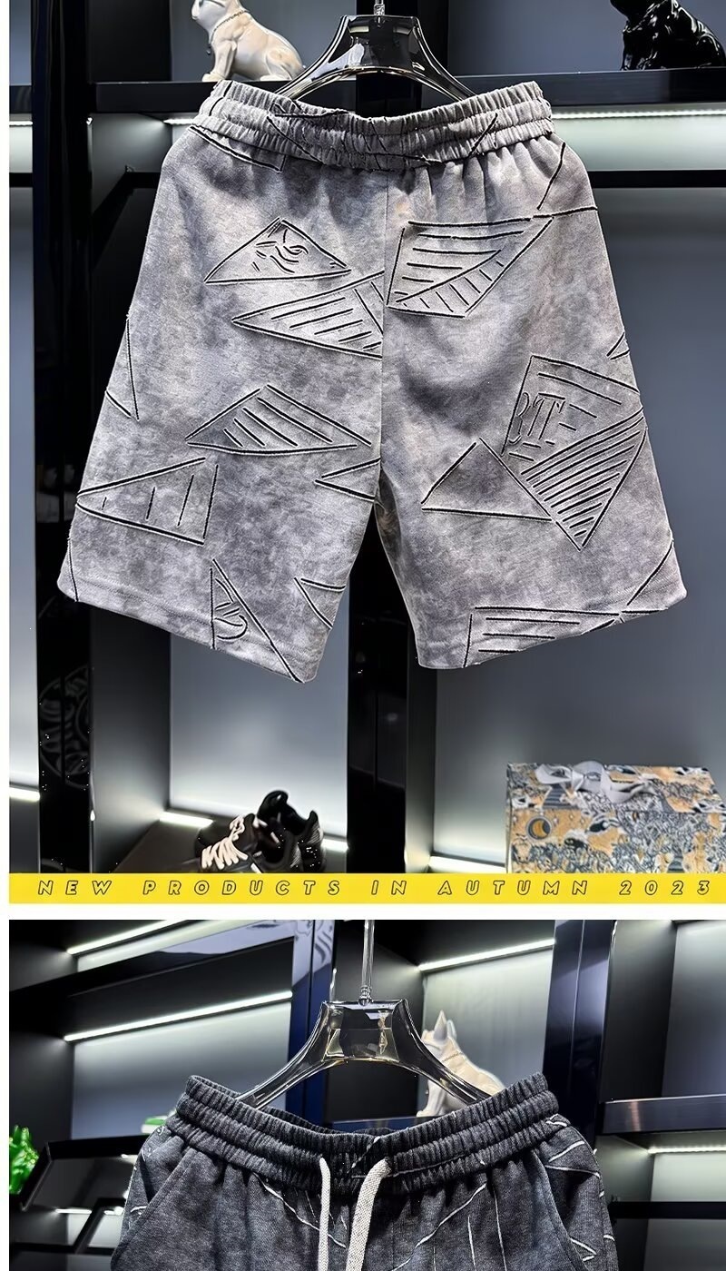 Men's Cargo Shorts - American Style Workwear Casual 5-Inch Shorts With Multiple Pockets, Loose Fit Summer Short Pants_viptrois.com