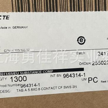 964314-1 泰科TE供应   原装连接器