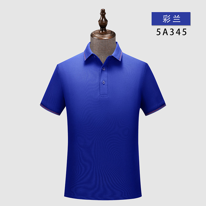 De gama alta 5A antibacteriano anticuerpo desodorante antiácaros verano hombres de manga corta de algodón solapa Camiseta polo logotipo impreso personalizado