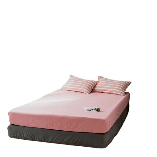 Unprinted washed cotton fitted sheet sheets manufacturer wholesale single product good quality plain cotton simple dust cover Simmons dustproof