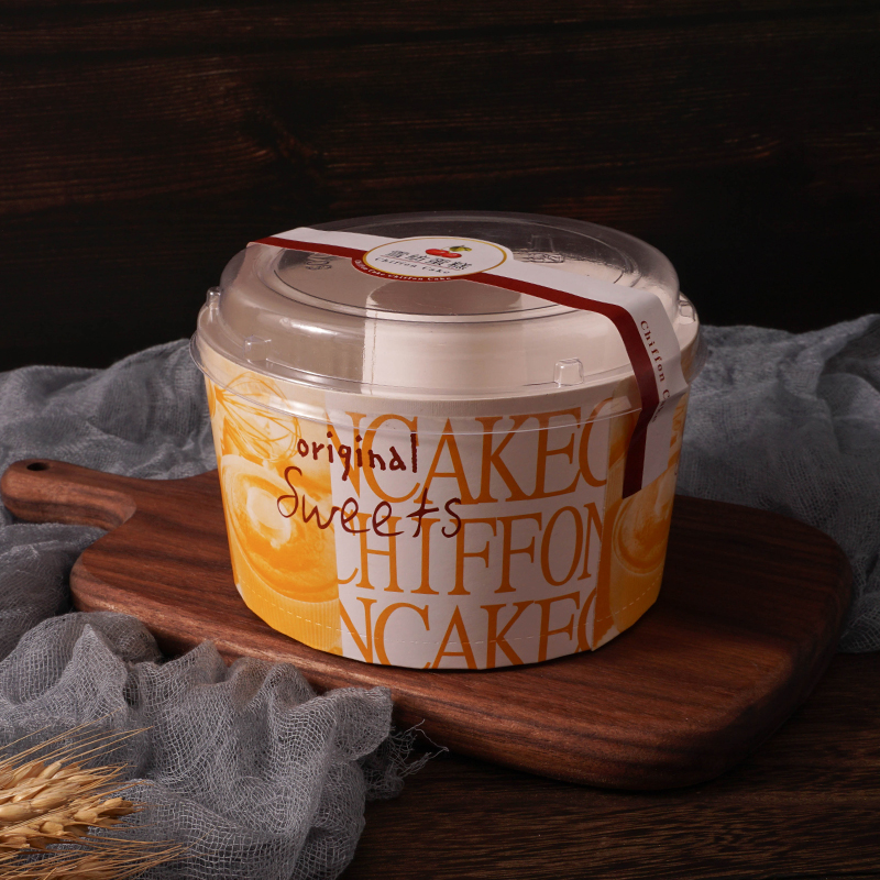 Chifeng molde de taza de pastel hueco 4 pulgadas 6 pulgadas 8 pulgadas chimenea taza de chapa de papel taza de chiffon con tapa al por mayor