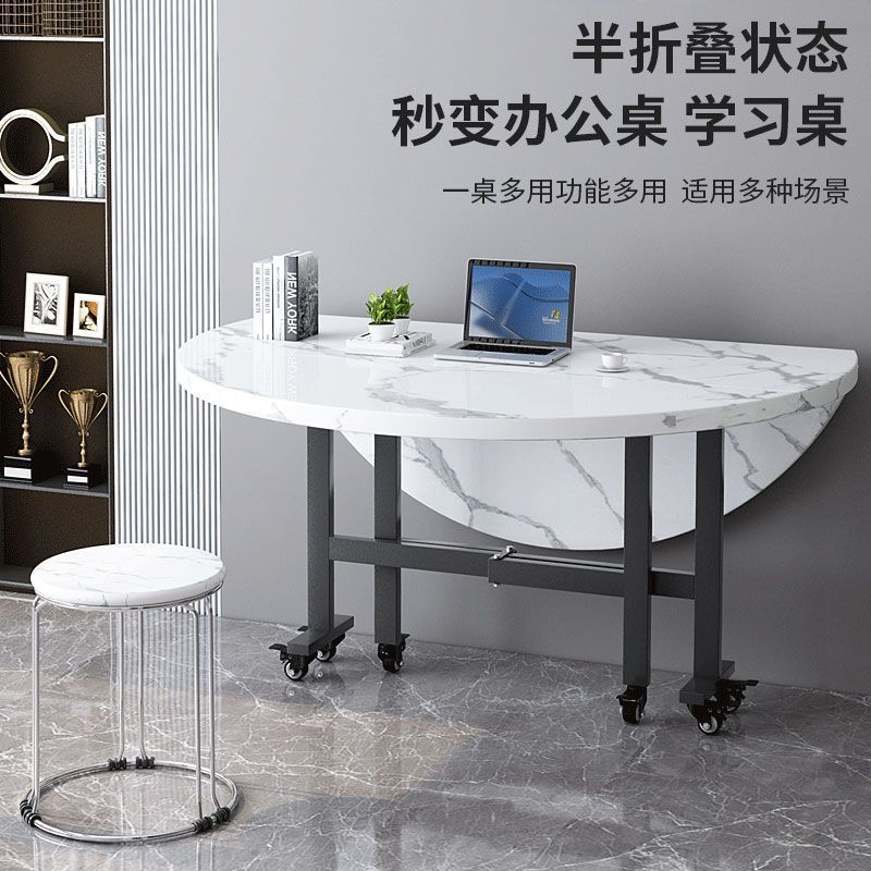 折叠桌可移动简易圆形桌子创意餐桌饭桌家用小户型农村折叠大圆桌|undefined