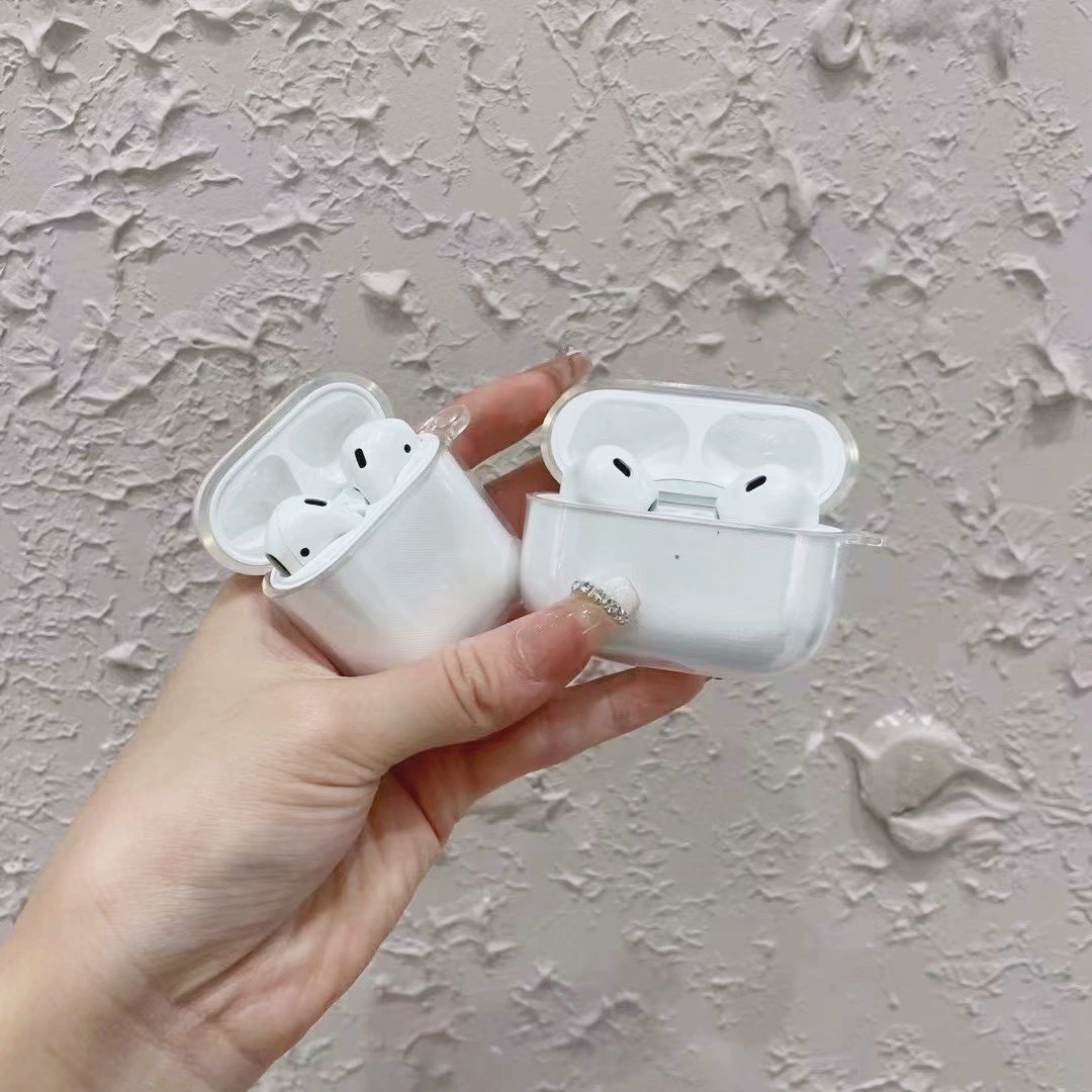 Прозрачный защитный чехол Pro для совместимых наушников Apple, Bluetooth