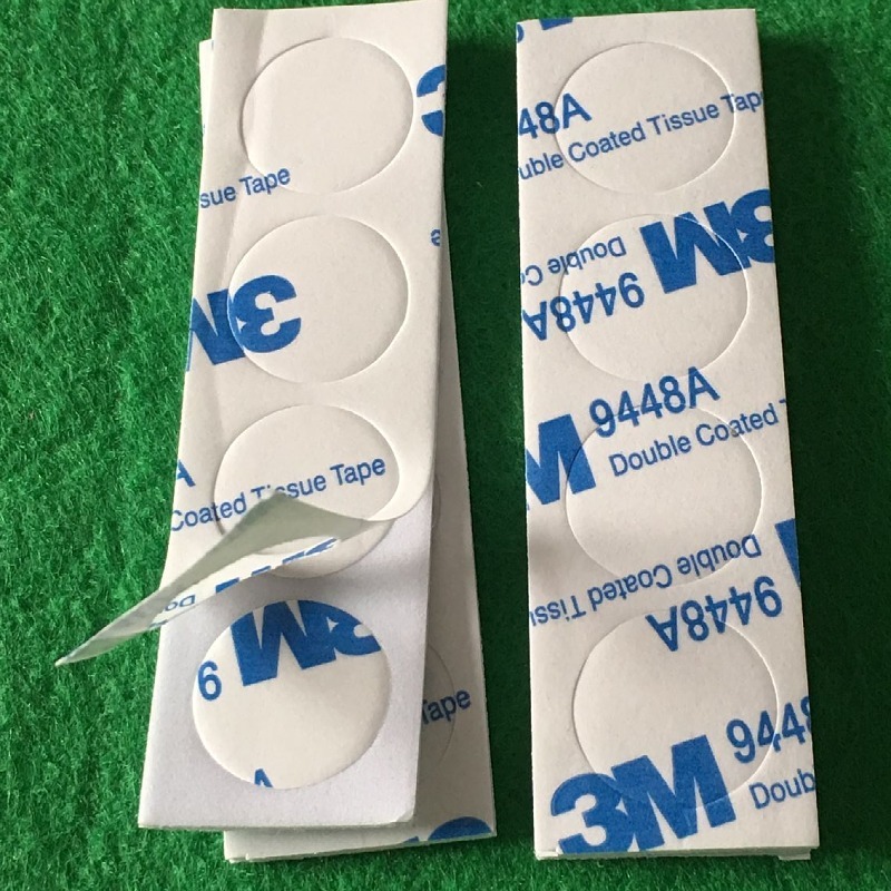 黑白色PE强力双面胶 圆形海绵胶挂钩无痕胶 高粘强粘魔力易拉胶贴