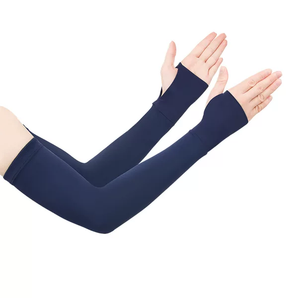 Summer Sunscreen Sleeves Outdoor Travel Nylon Ice Silk Sleeves Cross-border Riding Sports Sunshade Arm Gloves Long