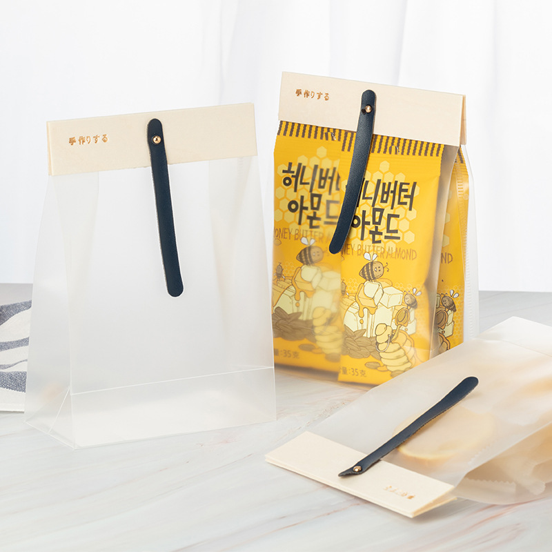 奶枣打包袋散装包装雪花酥外自封袋ins风牛轧糖饼干袋烘焙