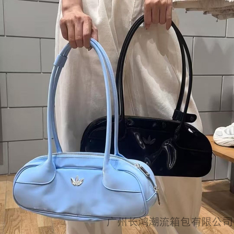 2026 Summer Adidas Originals Women's Retro Sports Shoulder Bag Crossbody Bag Long Handle Baguette Bag Crossbody Bag