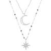 Necklace, design chain for key bag , 925 sample silver, trend of season, light luxury style, 2022 collection, internet celebrity