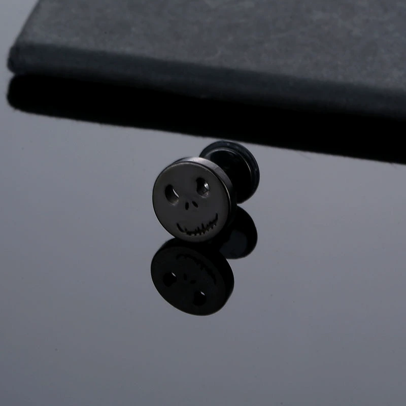Fashionable earrings stainless steel, accessory for men and women, European style, direct factory sales