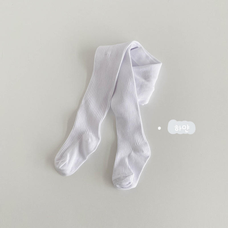 1385 pantimedias para niños al por mayor de Primavera de color sólido de doble aguja de los niños leggings de algodón tira de los NIÑOS Calcetines de baile