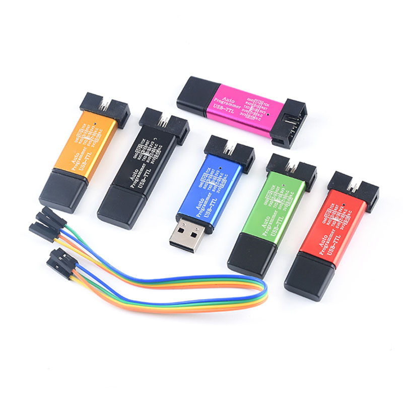 第5代STC全系列单片机自动编程器/免冷启动下载/USB转TTL全隔离型