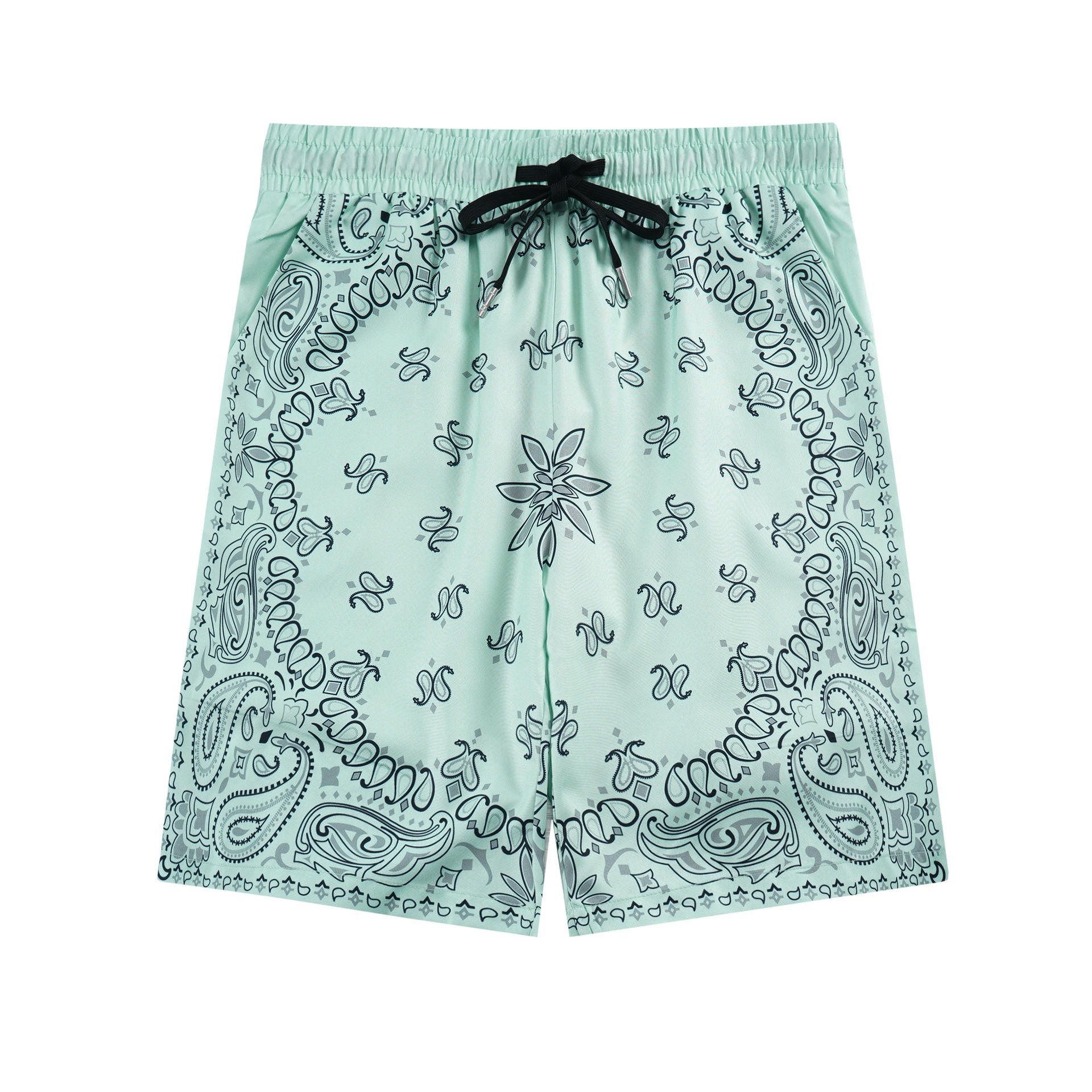 Transfronterizo de verano Amiri set clásico impresión de caju amiri camisa corta casual ropa deportiva para hombres y mujeres