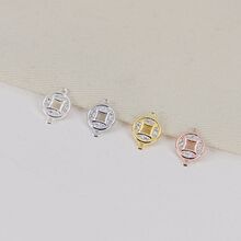 S925���y�Ƕ�ʯ�p���X�ŵ����r�аٴ���� diy������Ʒ���