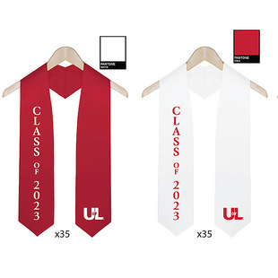 Производитель Custom Logo Logo Etieiquette Sui Board Boarding Series серии Ustime выпускной Scarf Honor Honor