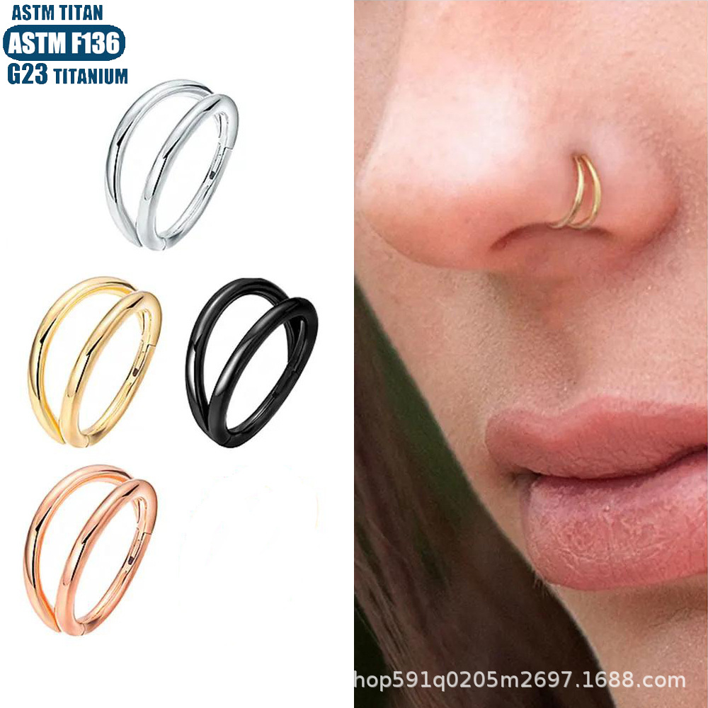 Pointed labret stud close-up product detail