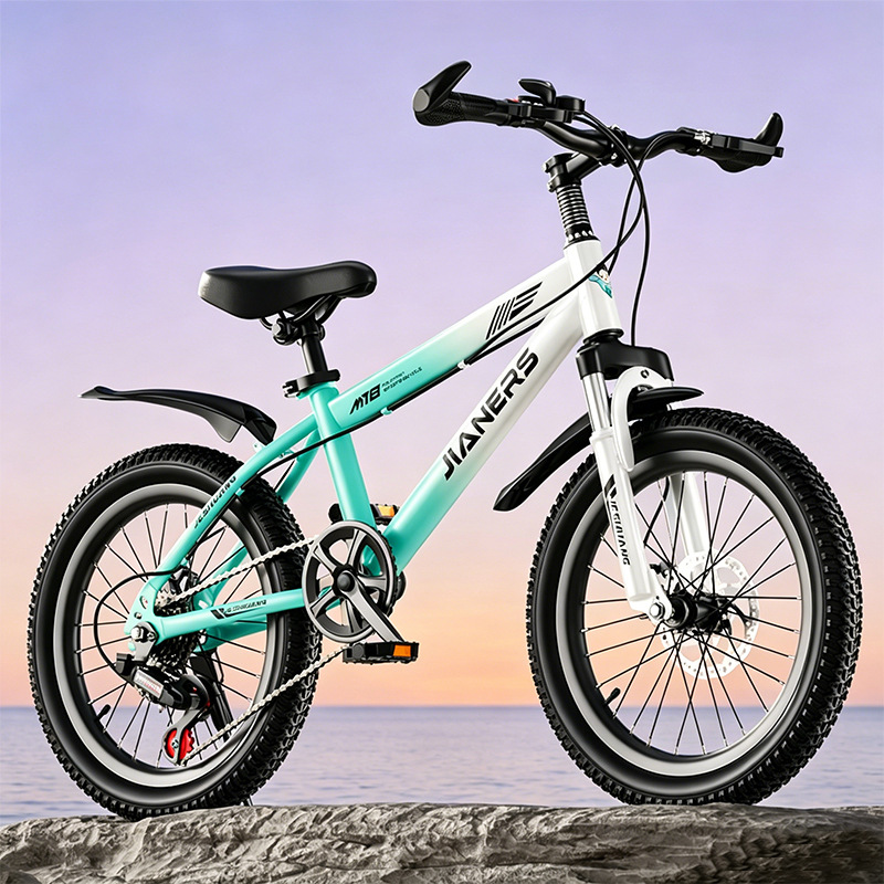Nuevas bicicletas de 6 - 17 años, niños y niñas, estudiantes de primaria, niños de edad media, niños de velocidad única, bicicleta de montaña adolescente, rodillo de bicicleta image 13