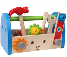 七彩木制儿童玩具益智小巧耐摔耐磨多样化儿童玩具箱
