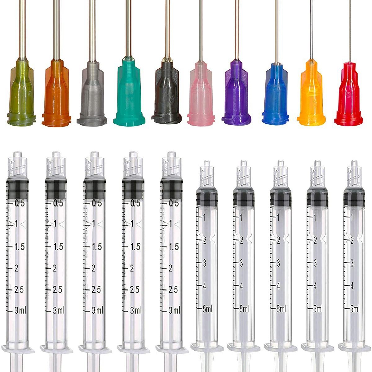 跨境针筒组合套装工业点胶针筒注射器墨水填充宠物喂食针筒