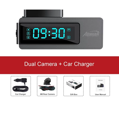 Cross-border dedicated to the new Driving recorder - official-standard-configuration-dual-lens-with-car-charger