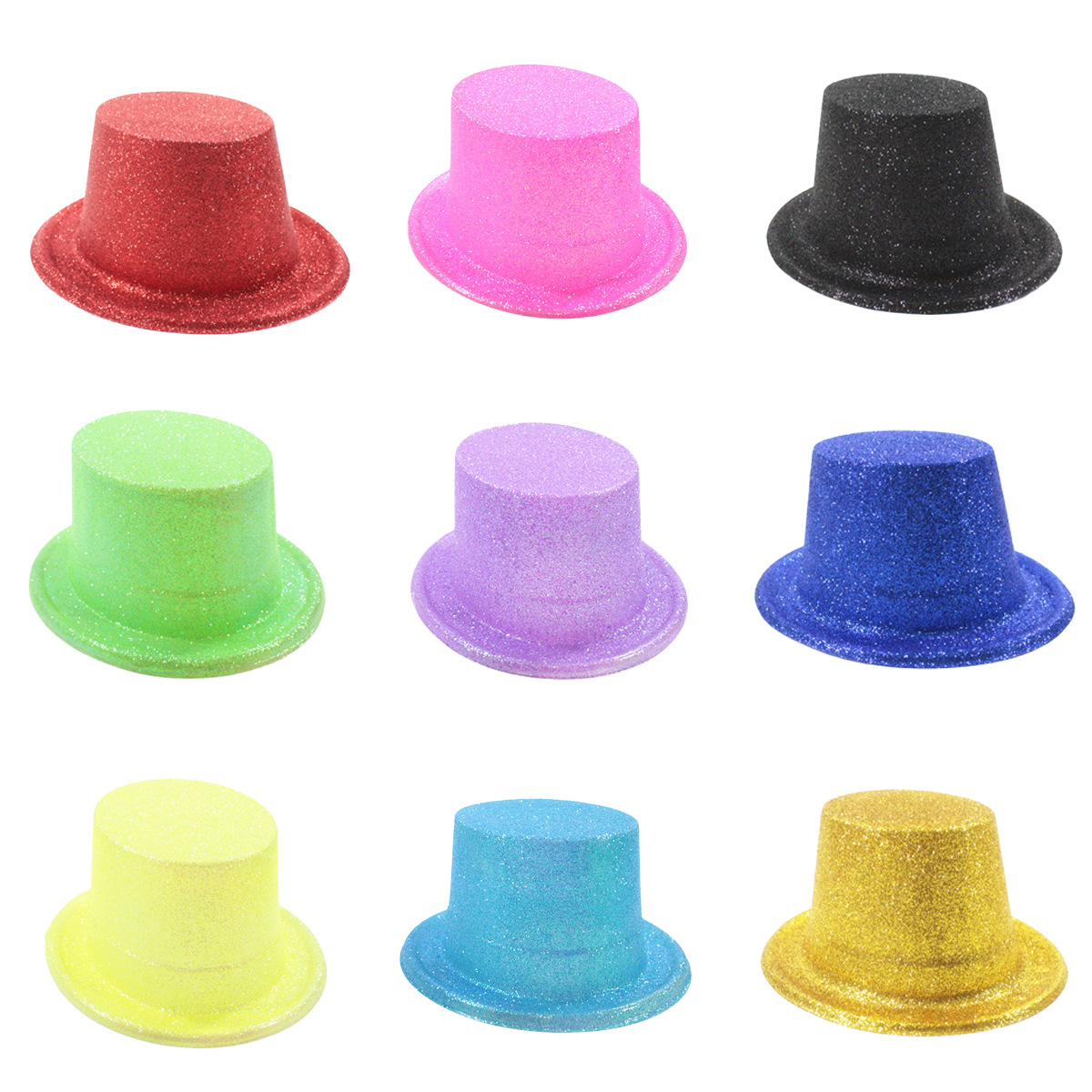 Escenario Gold Pink Jazz Sombrero Halloween Show Sombrero Lincoln Sombrero Magos Sombrero Carnaval Fiesta