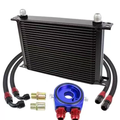 British-Style 10-Row 25-Row Oil car radiator - 25-rows-of-single-oil-cakes
