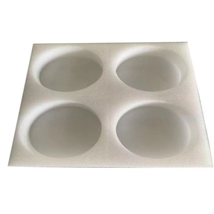 顺达包装EPE珍珠棉内衬五金卫浴包装棉圆形鸡蛋托白色