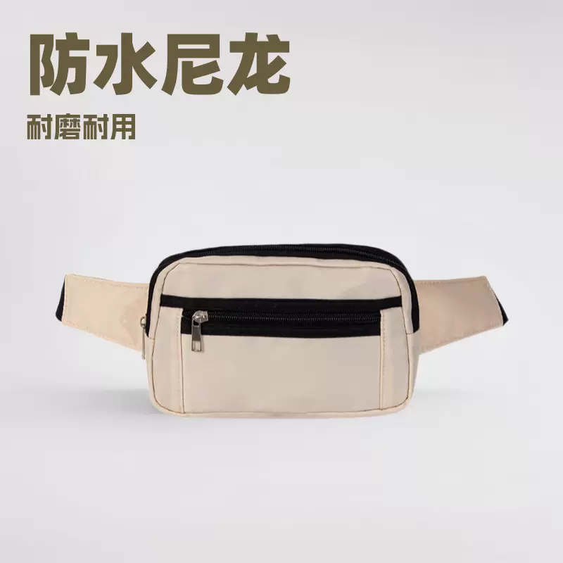 跨境户外运动腰包多功能尼龙防水跑步手机包单肩斜挎腰带包便携