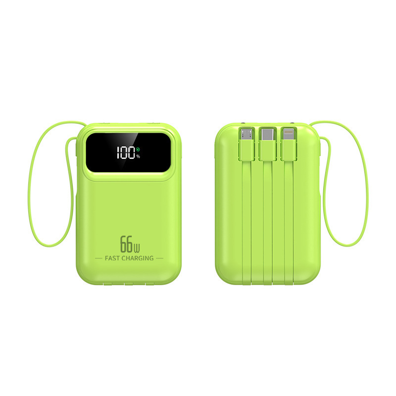 充电宝3C认证快充自带线超大容量powerbank20000毫安移动电源定制|undefined