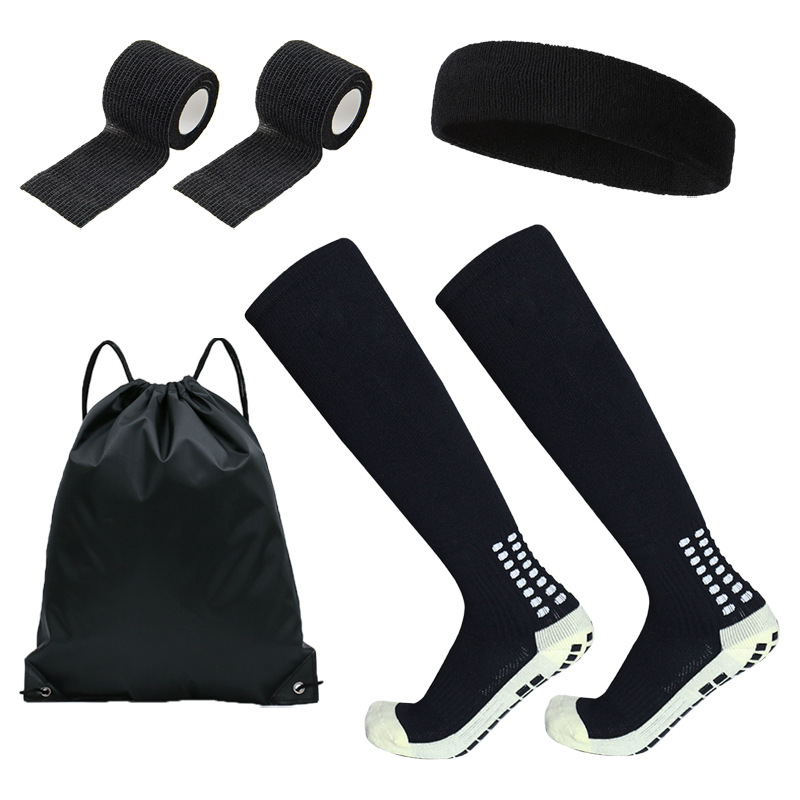 Football Socks Set Thickeneded Towel Bottom over the Knee Long Tube Men's and Women's Sports Socks Basketball Mid-Tube Socks Non-Slip Sweat-Absorbent Socks