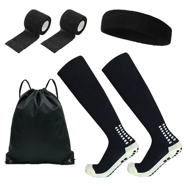 Football Socks Set Thickeneded Towel Bottom over the Knee Long Tube Men's and Women's Sports Socks Basketball Mid-Tube Socks Non-Slip Sweat-Absorbent Socks