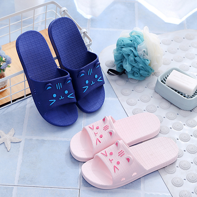 工厂直销2021新款夏季居家用室内凉拖鞋男女情侣塑料浴室防滑拖鞋