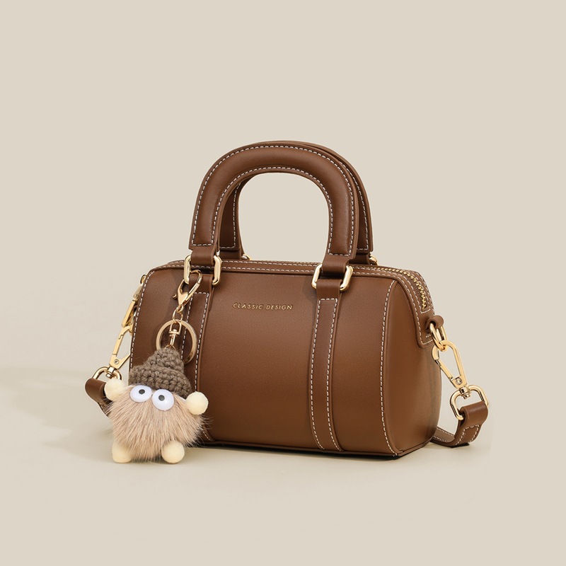 Viney Handbag 2026 New Summer Genuine Leather Crossbody Pillow Bag Mini Shoulder Boston Bag For Women - Thumbnail 3