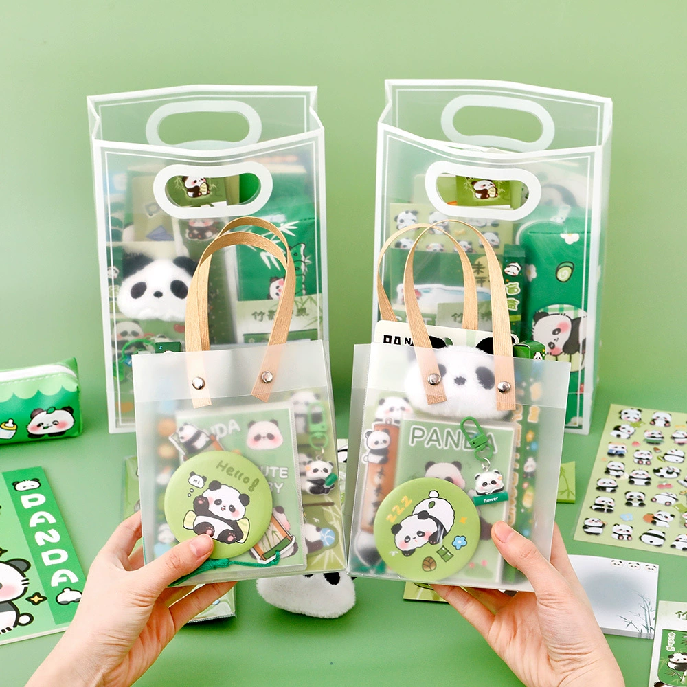 Stationery, set for elementary school students, award, teaching gift box, panda, Birthday gift