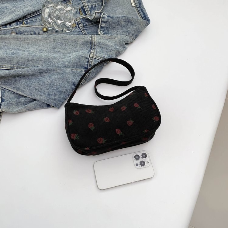 Bolsa de velcro de alto valor para mujeres 2024 nueva moda bolso de brazo de moda para mujeres coreanas bolso de hombro de chicas extranjeras