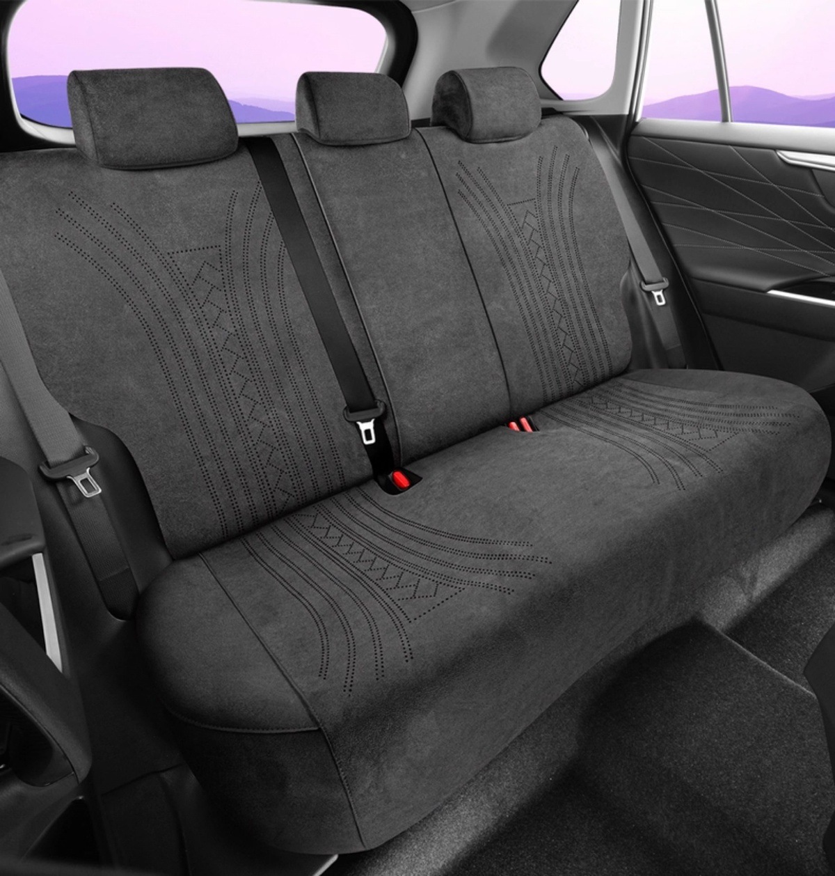 Toyota Fortuner Special Full-Cover Suede Saddle Pad Car Seat Cover Four-Season Universal Rams Seat Cover Modification