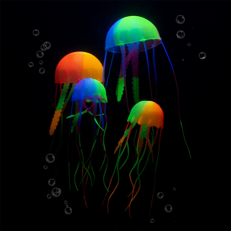 Fluorescence realistic coral silicone aquarium decor