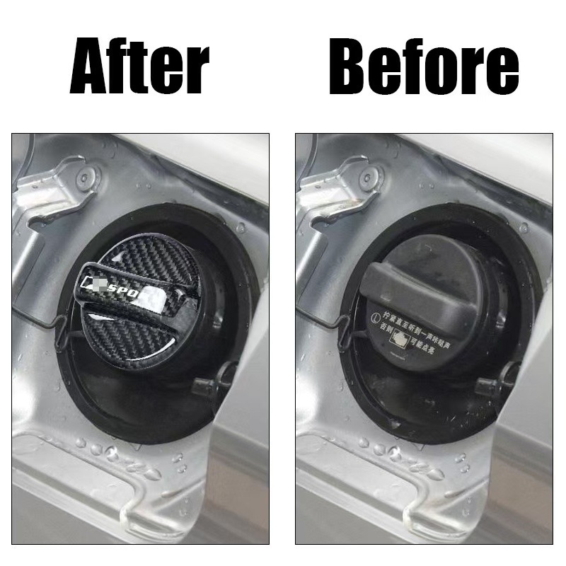 Cross-border dedicated car outer fuel tank cap dry carbon fiber fuel tank cap suitable for BMW Honda Toyota fuel cap modification