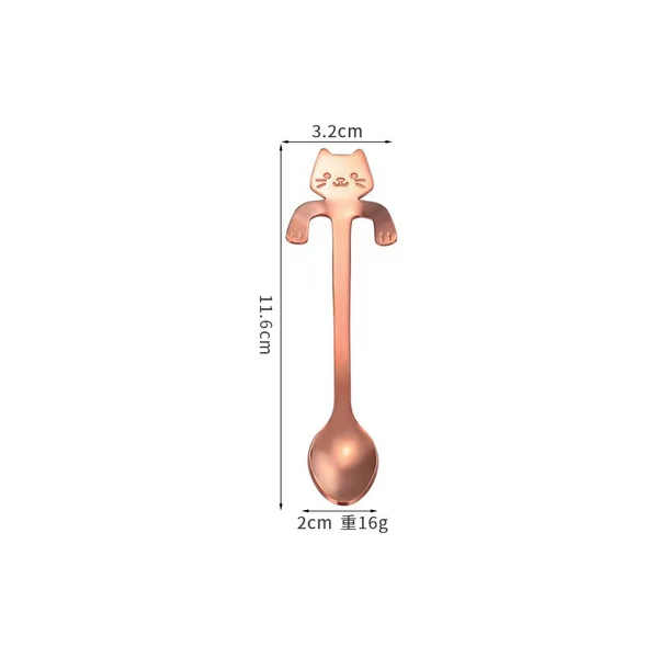 Rose Gold-Cat Spoon