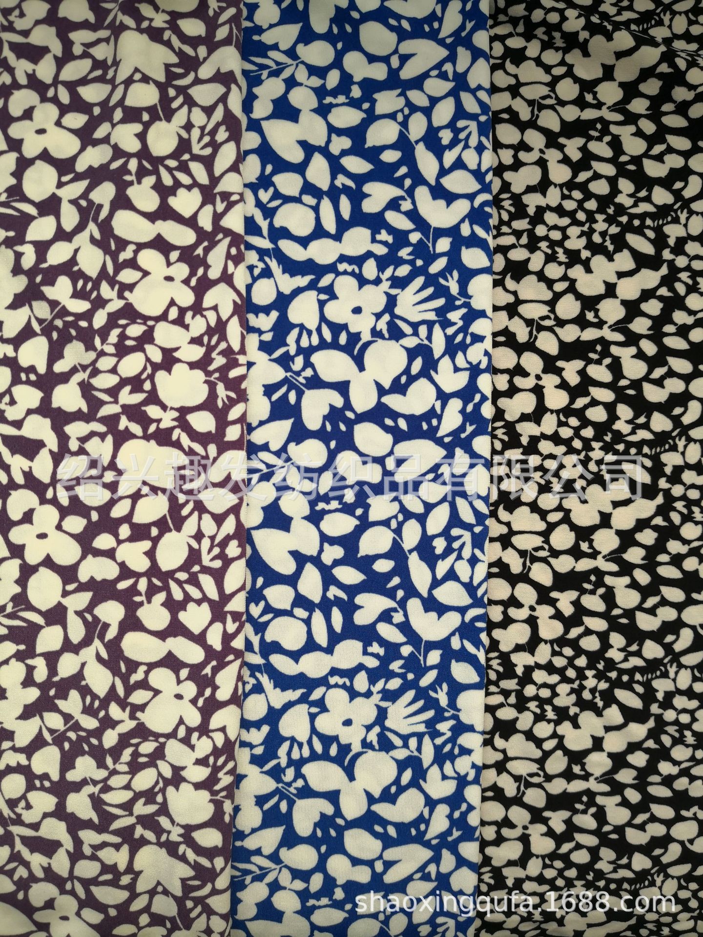 柯桥工厂 水晶麻印花 水晶麻弹力印花 ITY弹力印花 印花水晶麻