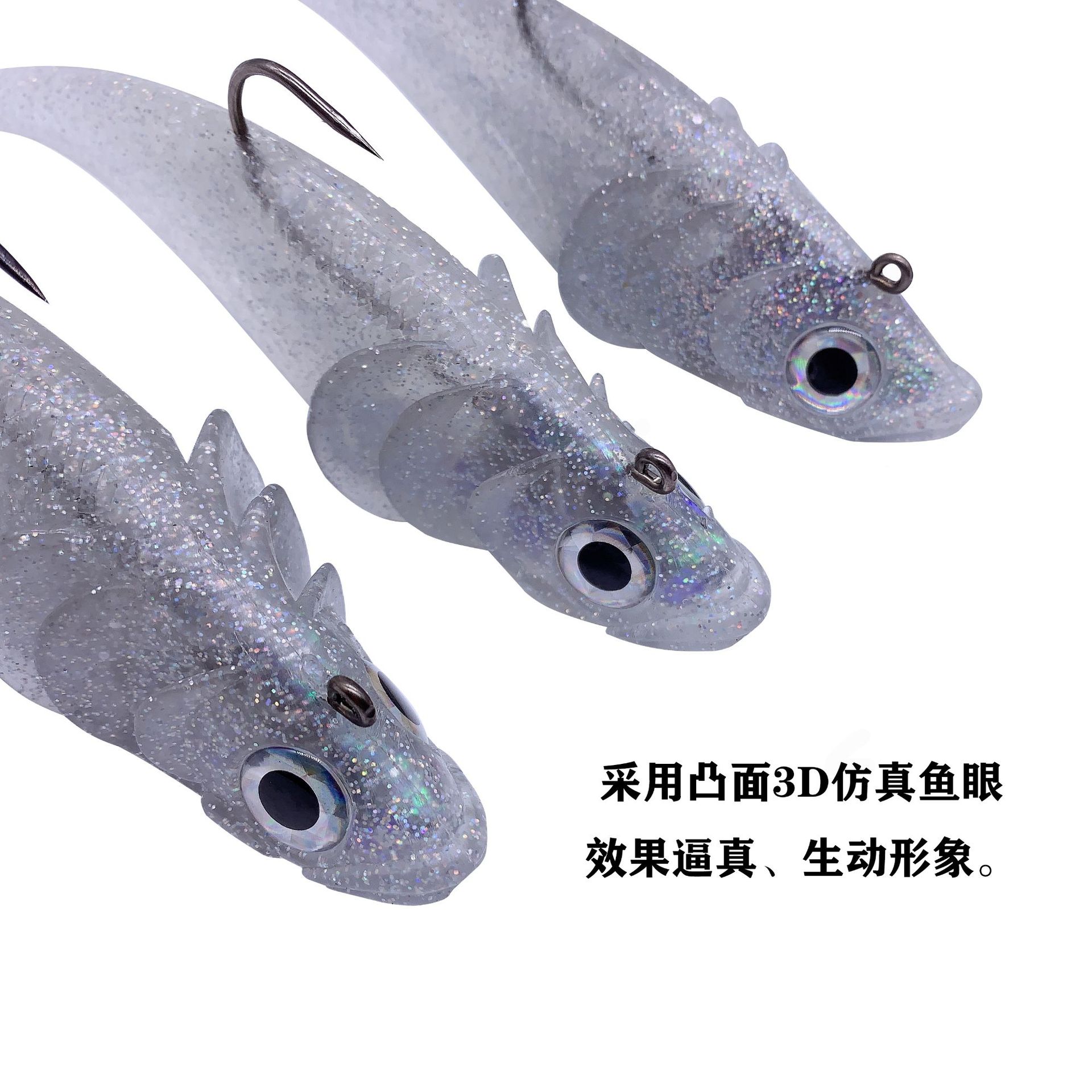 Flutter Paddle Tail Lures Soft Baits Fresh Water Bass Swimbait Tackle Gear