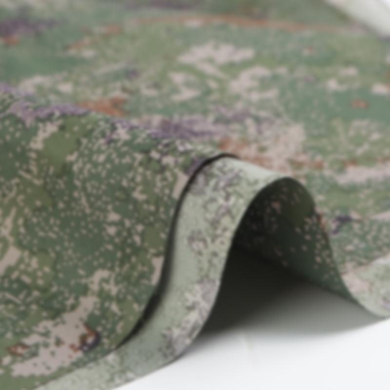 厂家现货华达呢工作服布料桌布 迷彩印花涤纶面料 户外迷彩服工装