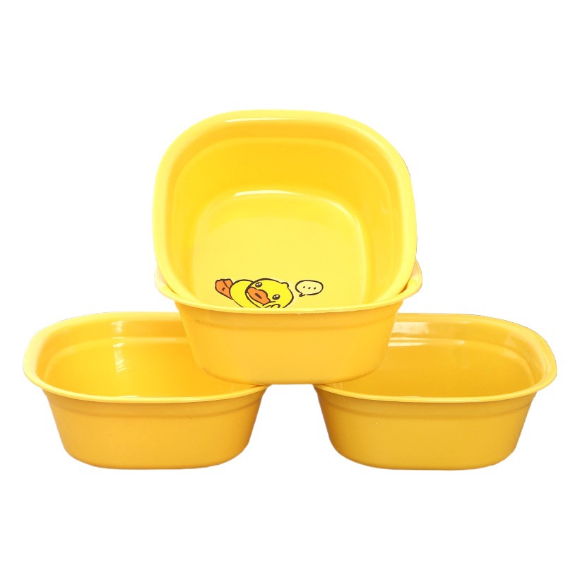 Cartoon Plastic Basin logo Printing Kindergarten Children's Laundry Washbasin Household Children's Cartoon Butt Washing Basin